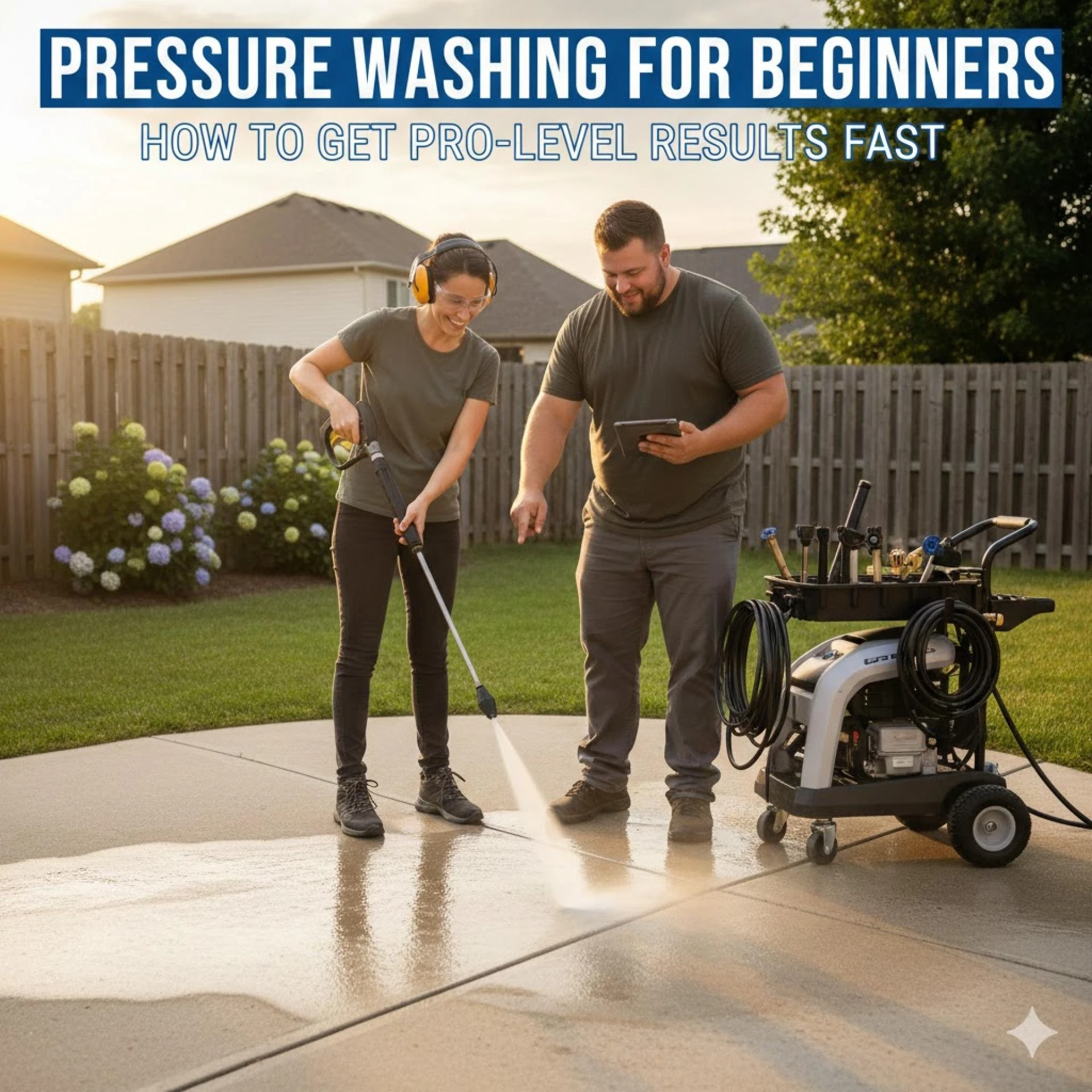 Pressure Washing for Beginners: How to Get Pro-Level Results Fast