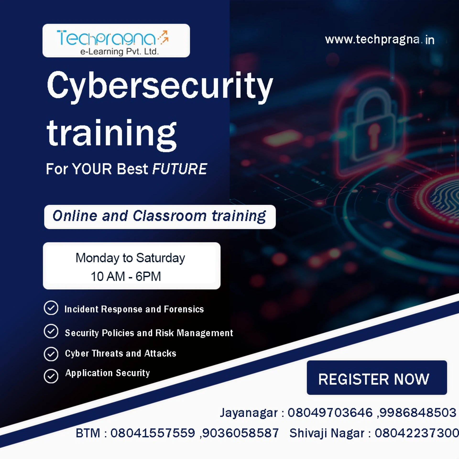 Which Is the Best Cybersecurity Training Institute in Bangalore?