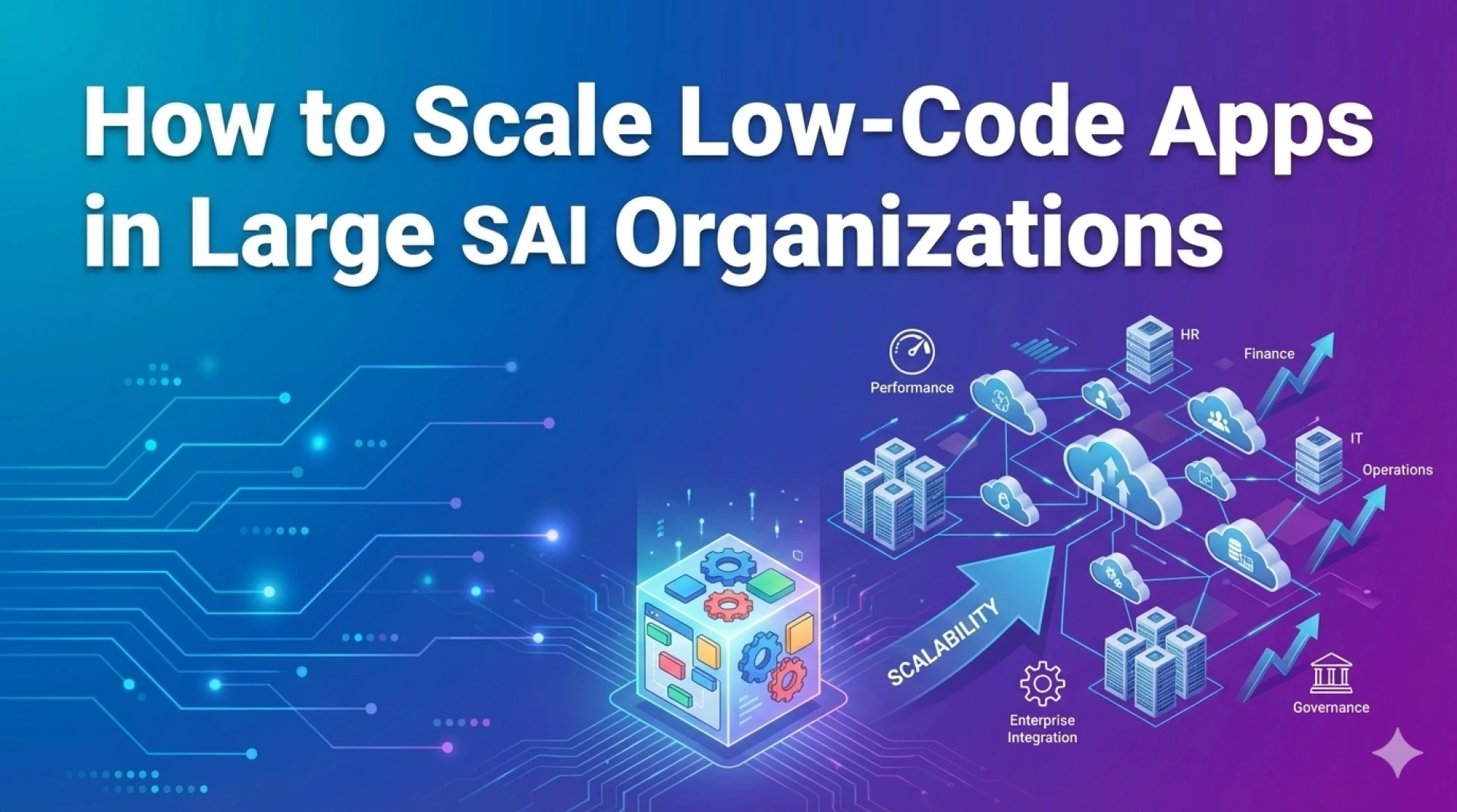 How to Scale Low-Code Apps in Large Organizations