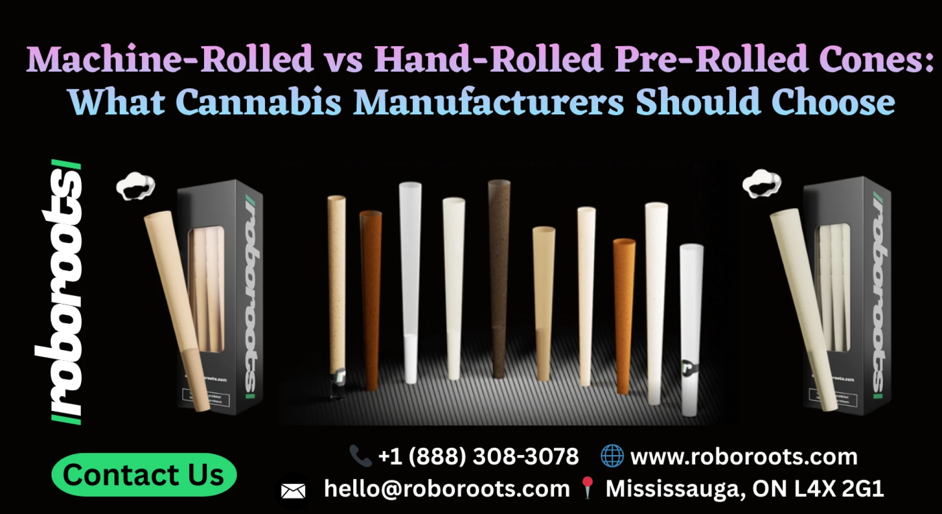 Machine-Rolled vs Hand-Rolled Pre-Rolled Cones: What Cannabis Manufacturers Should Choose