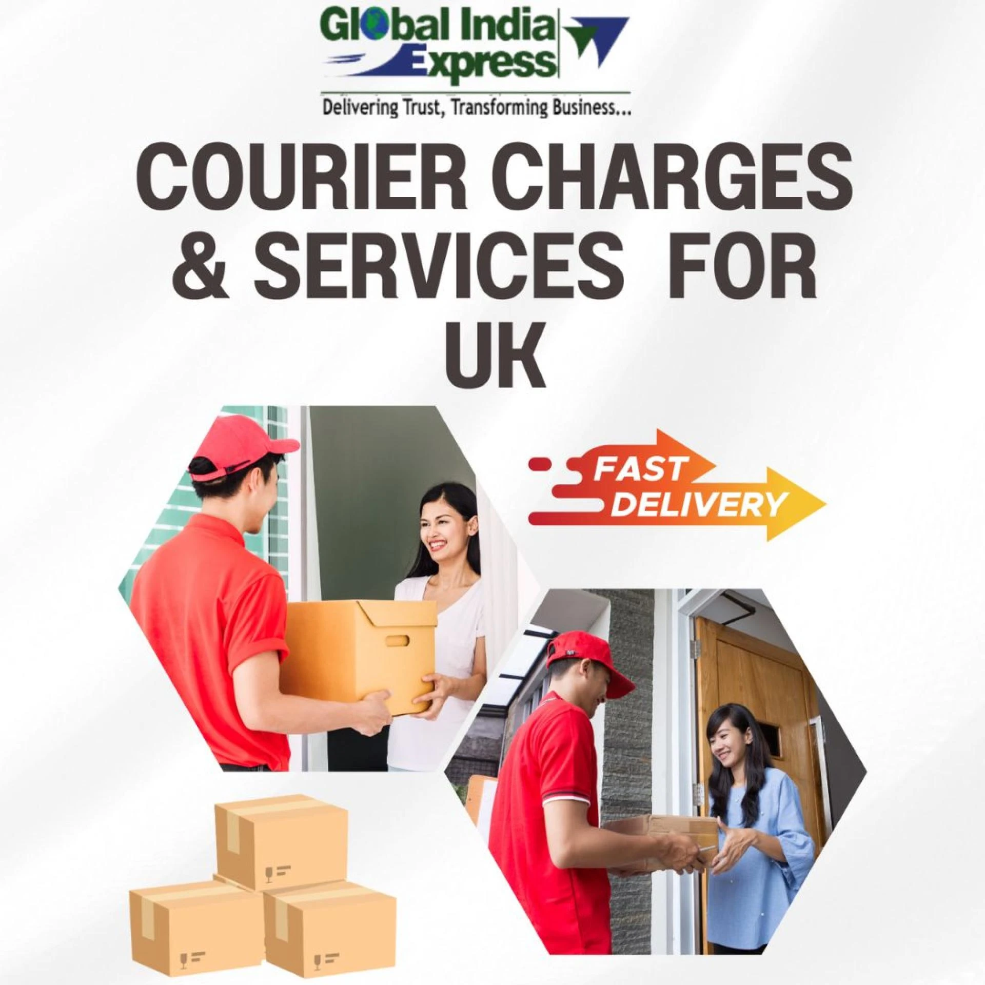 Courier Charges For UK - Global India Express