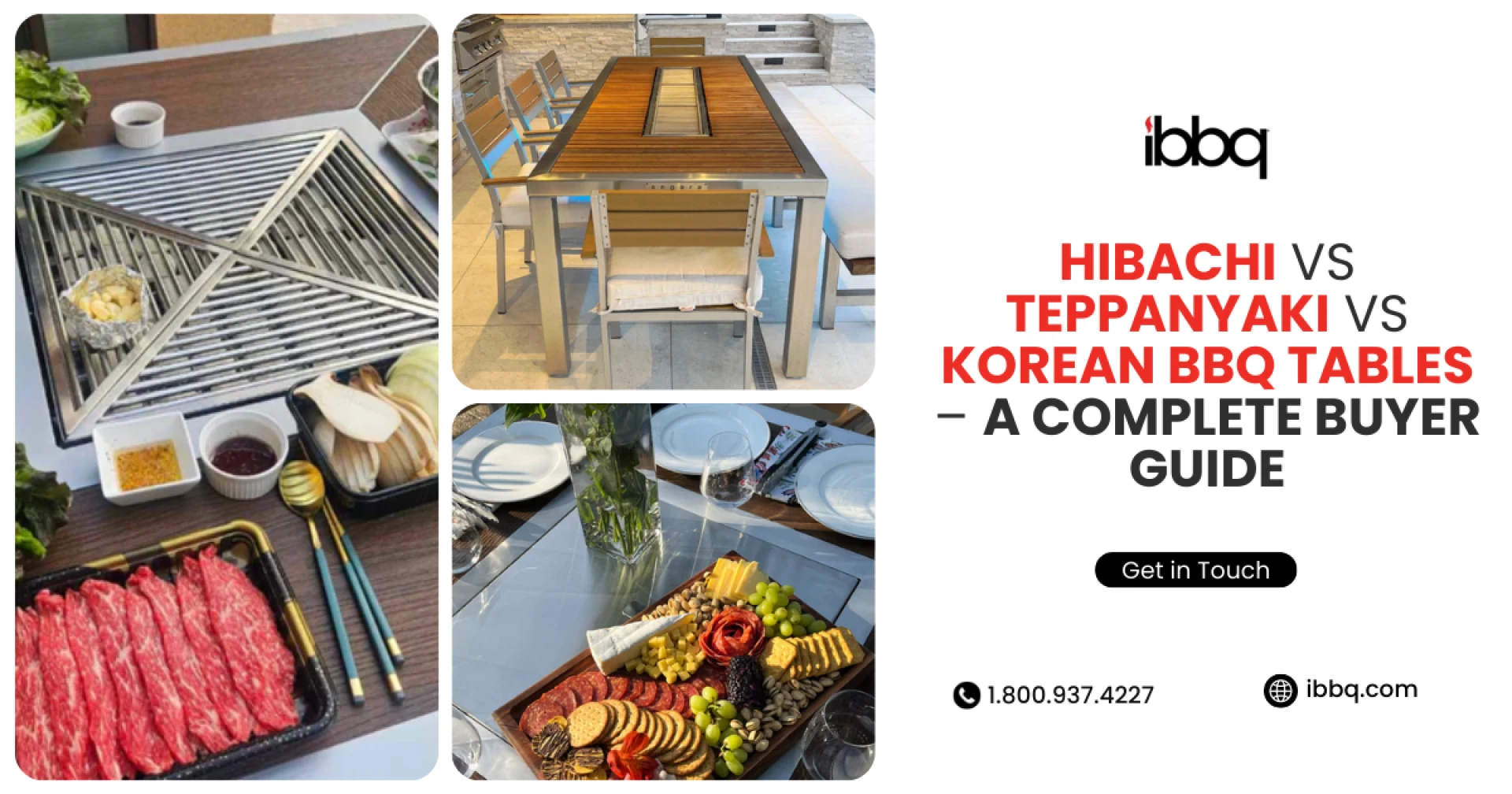 Hibachi vs Teppanyaki vs Korean BBQ Tables – A Complete Buyer Guide