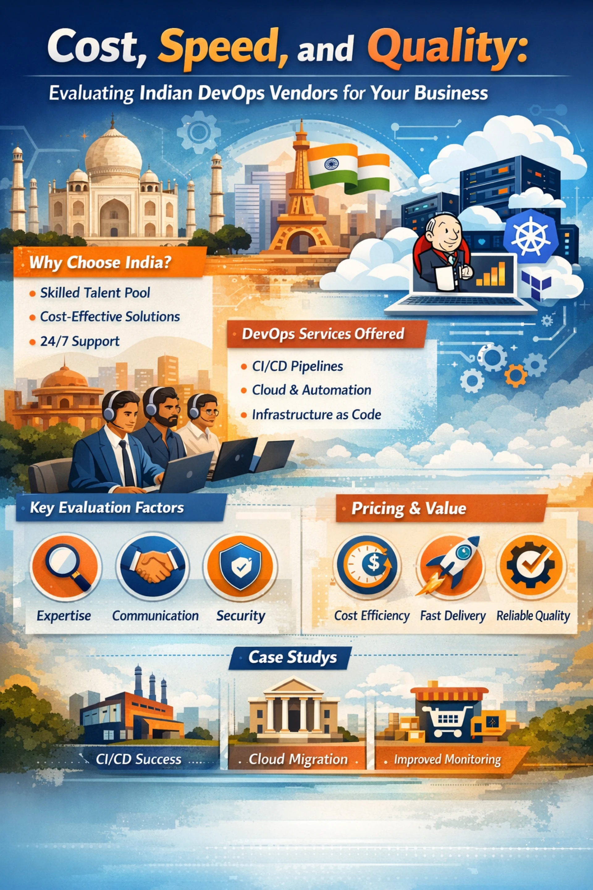 Cost, Speed, and Quality: Evaluating Indian DevOps Vendors for Your Business