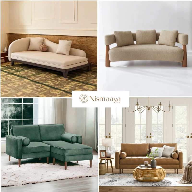 Complete Guide to Choosing the Perfect Sofa for Your Home – By Nismaaya Decor
