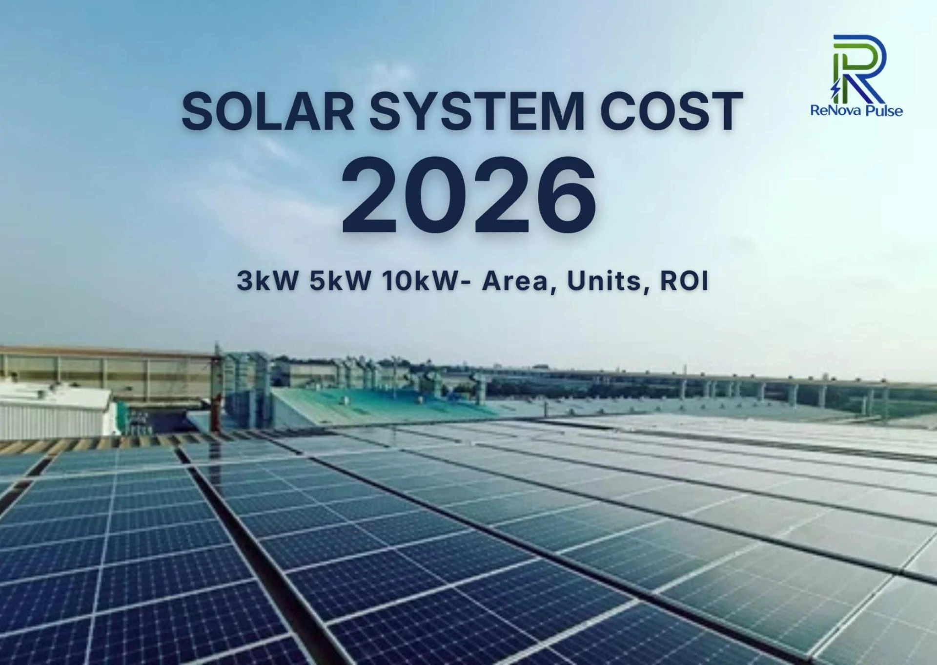Solar Panel Price in India 2026: System Cost, Area Required & ROI