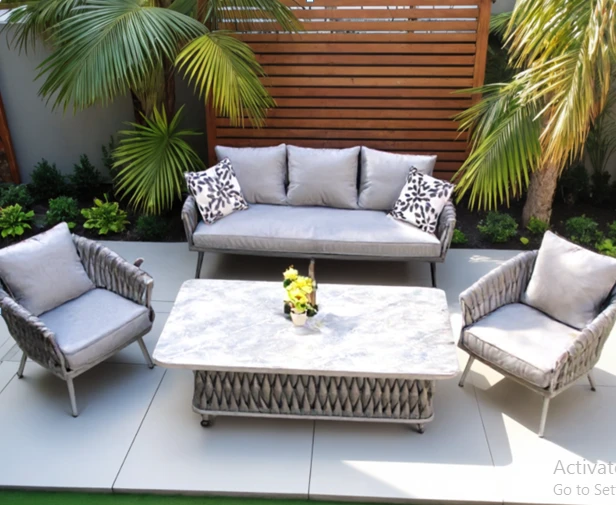 Elevate Your Outdoor Living with an 8-Seat Round Garden Rattan Set