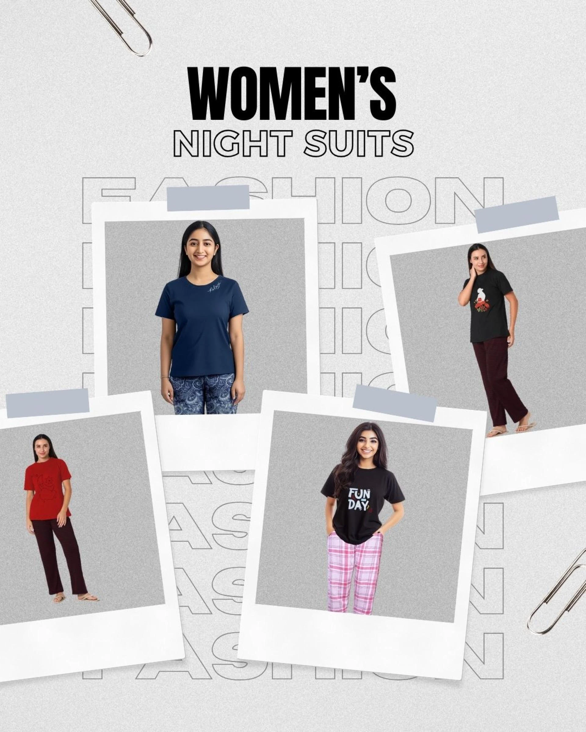 Stylish and Affordable Ladies Night Suits Pakistan – Hinz Collection