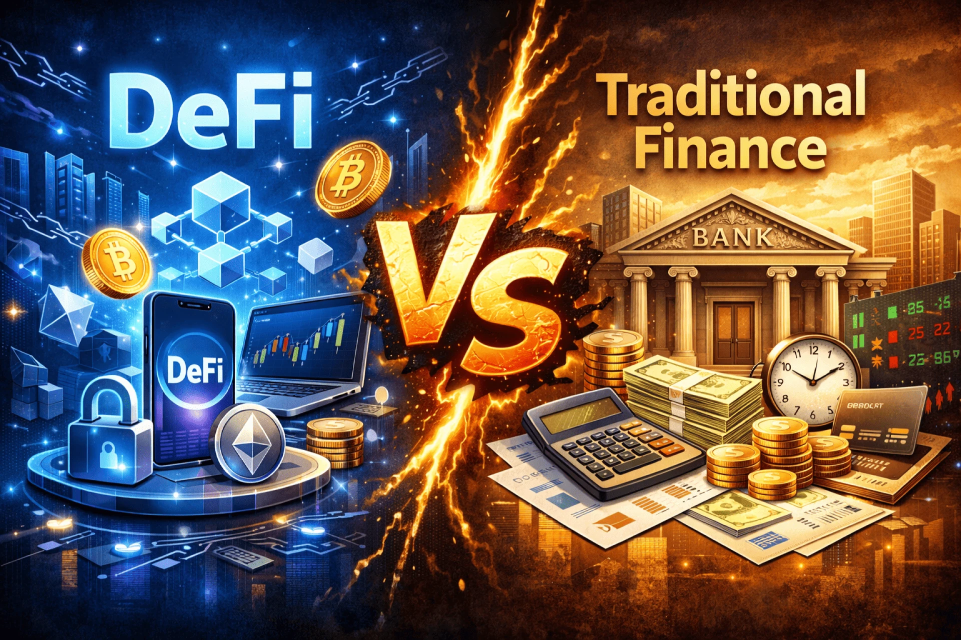 DeFi vs Traditional Finance: Key Differences Explained Simply