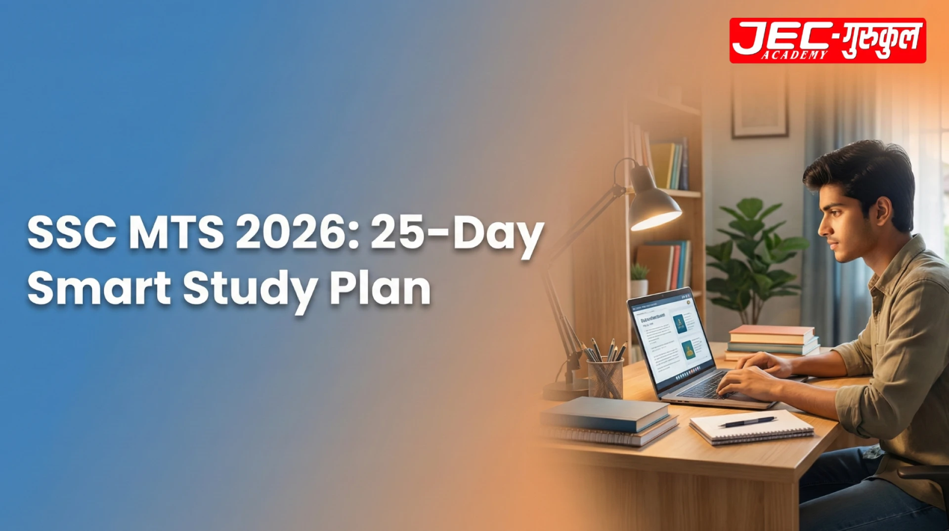 SSC MTS Preparation Tips 2026: 25-Day Smart Study Plan