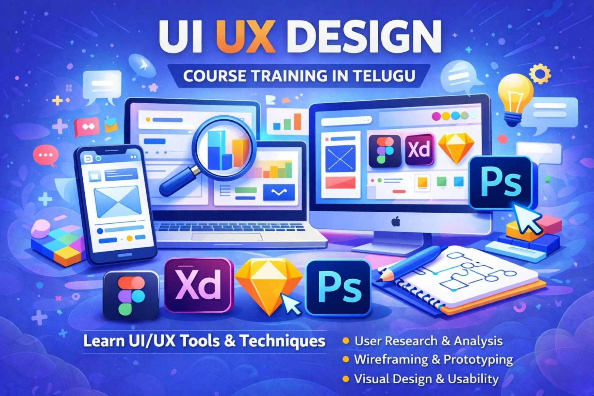UI UX Design Course Training in Telugu: Learn Design with Real-World Focus