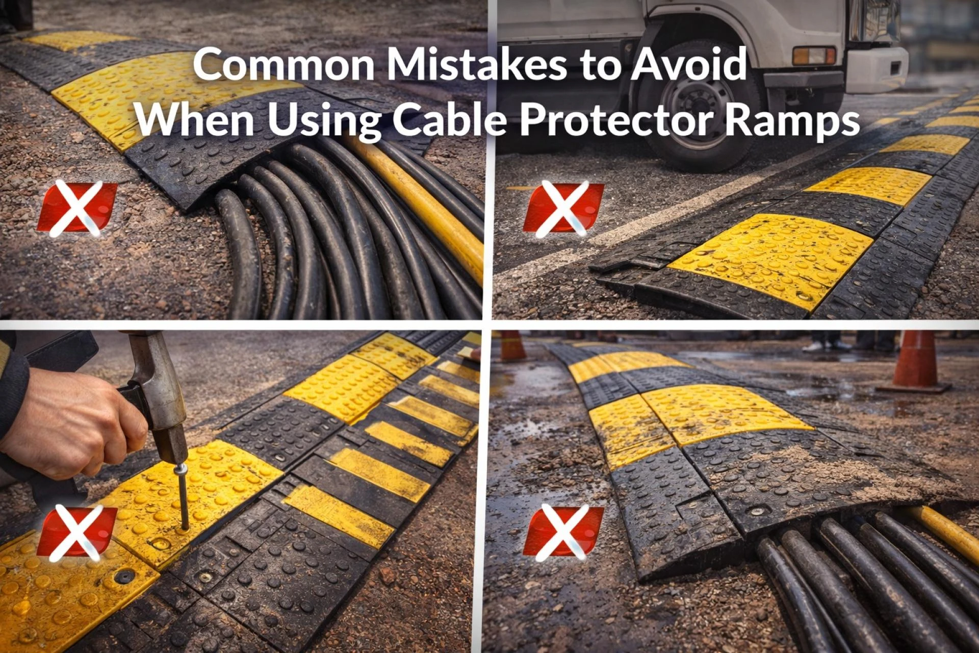 Common Mistakes to Avoid When Using Cable Protector Ramps