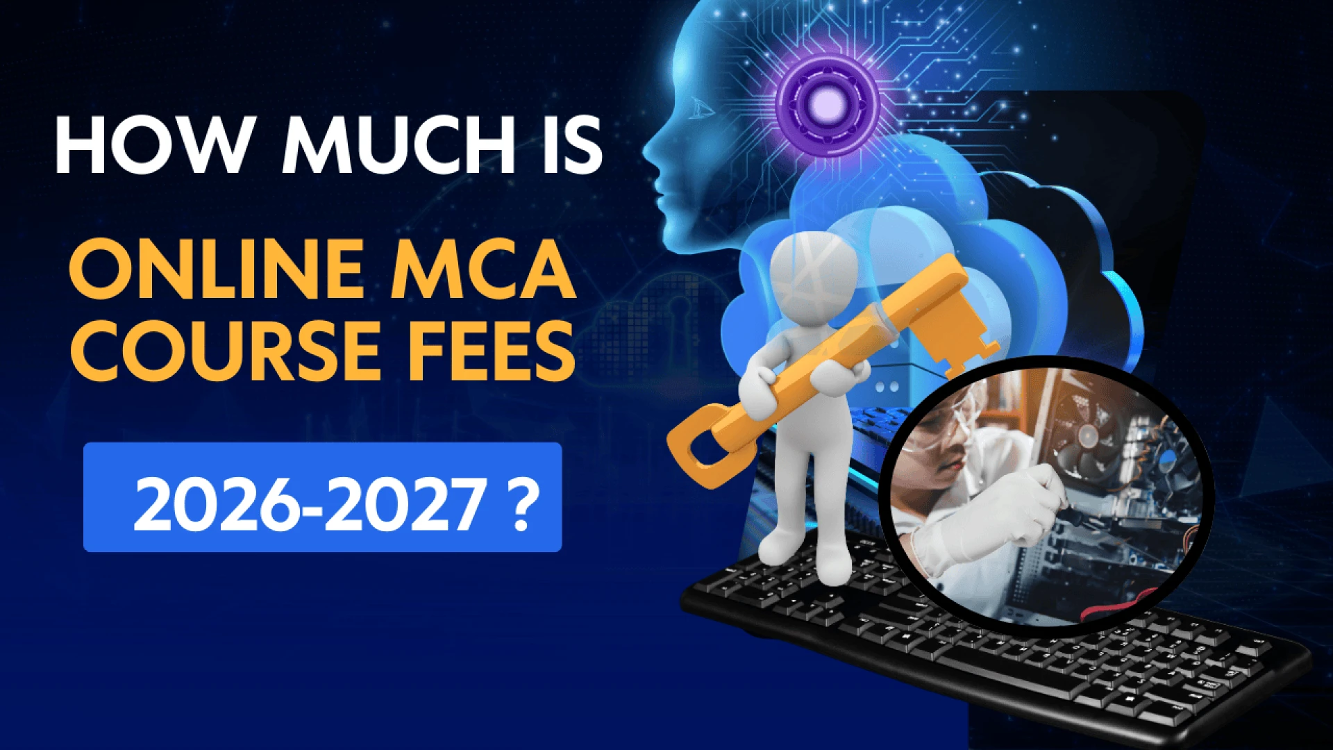 How much is Online MCA course fees 2026-2027