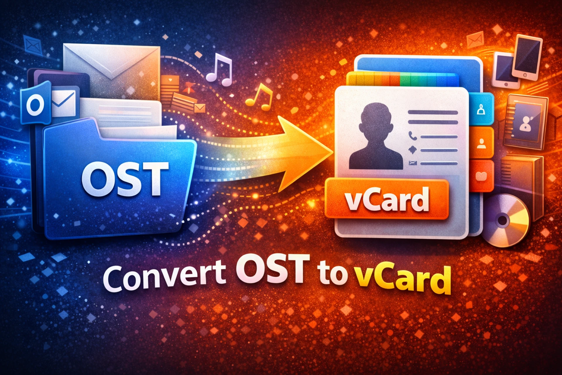 Complete Guide to Convert OST to vCard Format