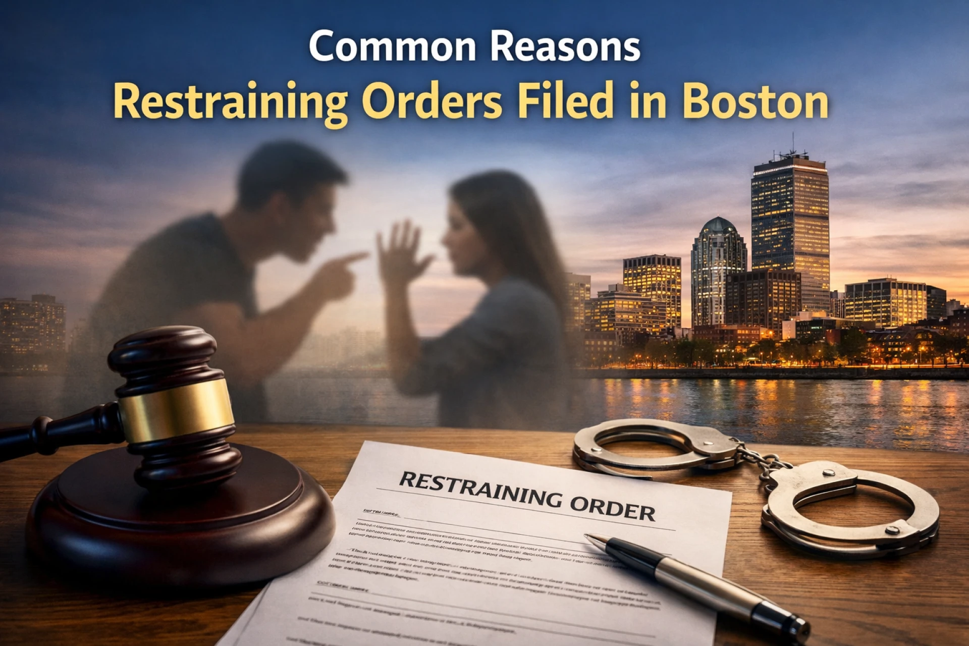 Common Reasons Restraining Orders Are Filed in Boston