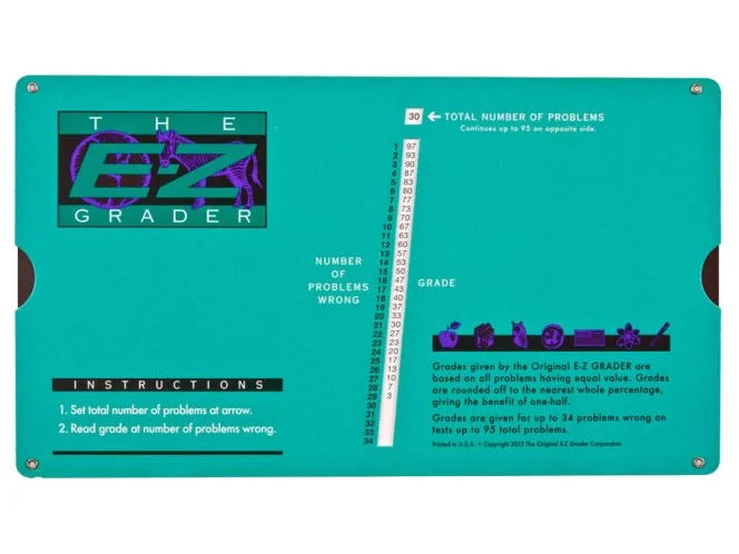 How to use the EZ grader?