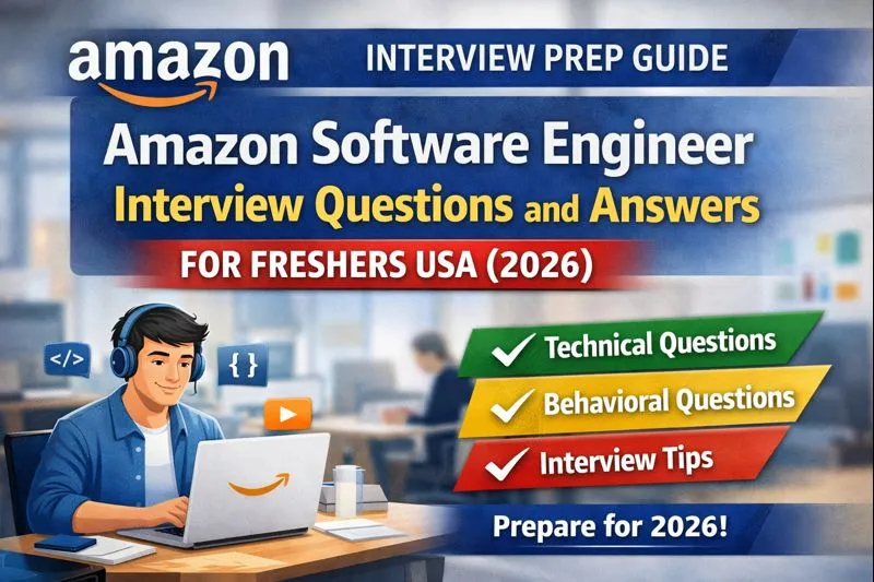 Ace the Amazon Software Engineer Interview: Fresher Questions & Answers (USA 2026)