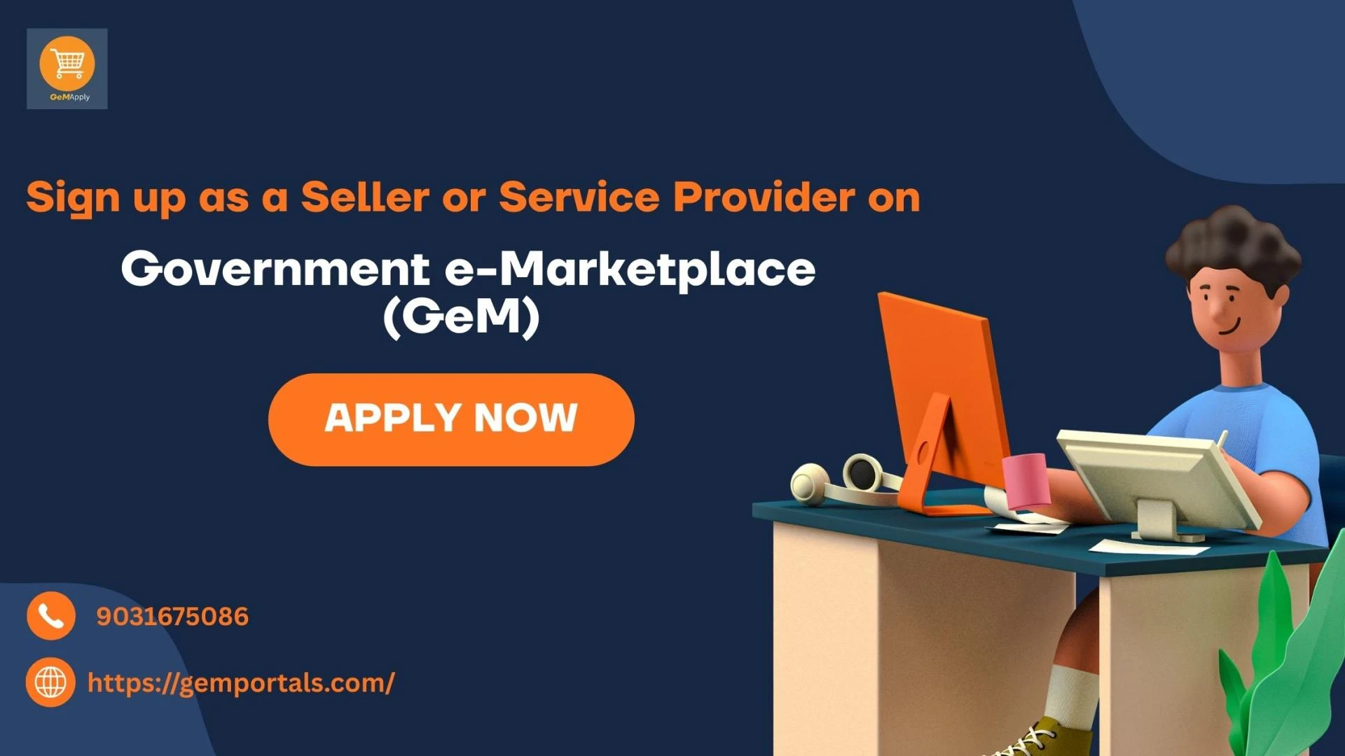 Sign up as a Seller or Service Provider on Government e-Marketplace (GeM)
