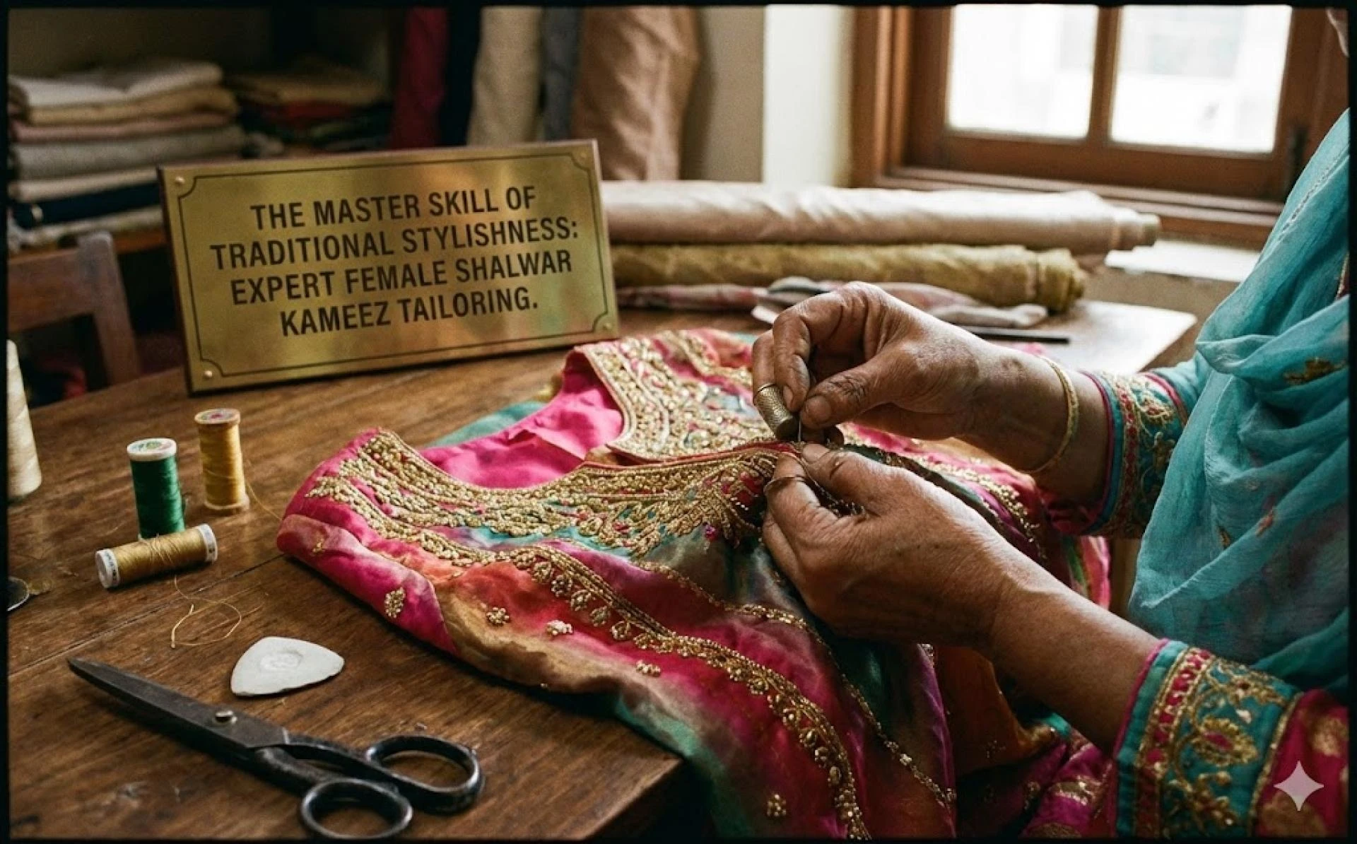 The Master Skill of Traditional Stylishness: Expert Female Shalwar Kameez Tailoring