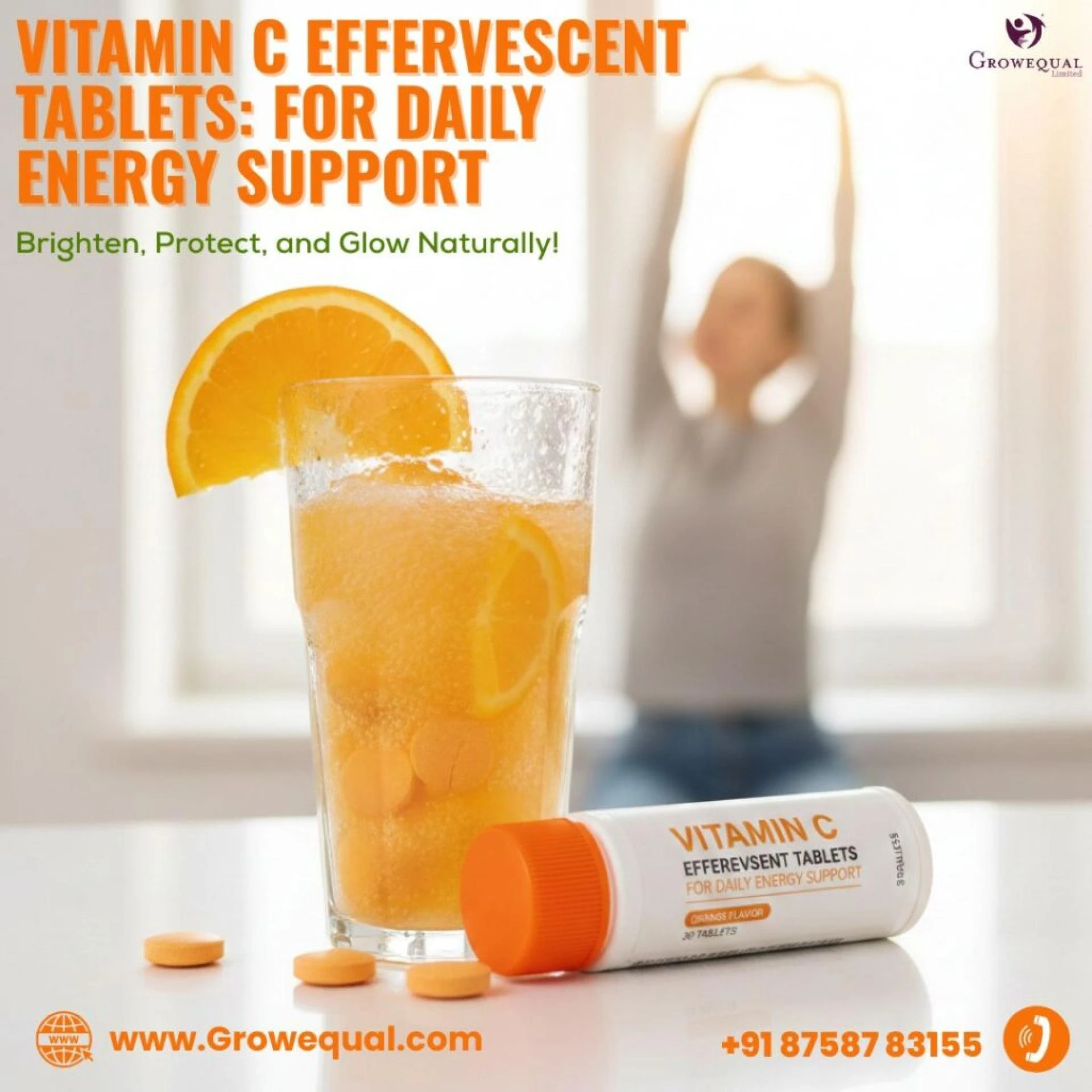 Vitamin C Effervescent Tablets for Daily Energy Support