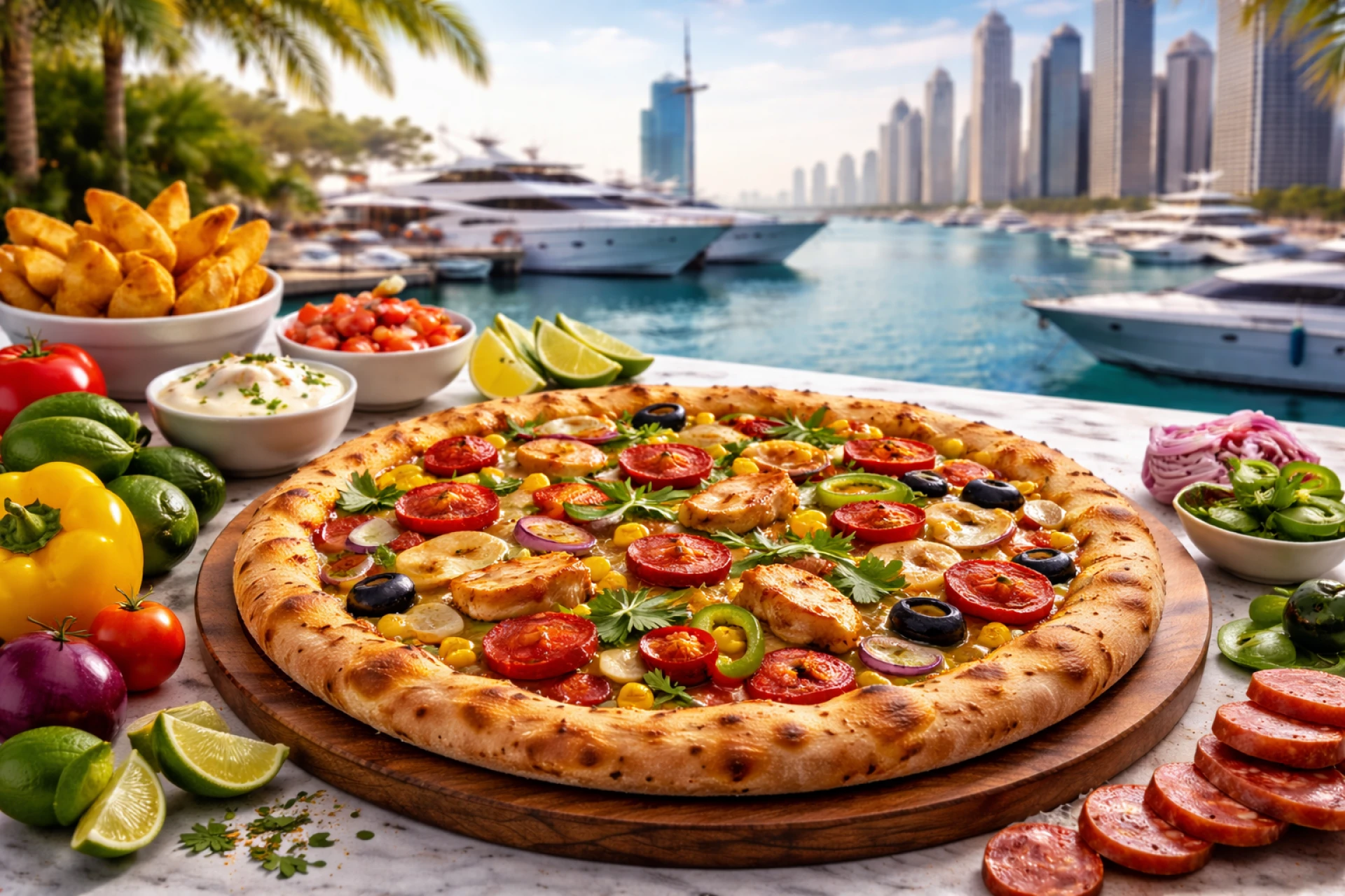 A Classic with Character: The Simple Joy of Salami Pizza in Dubai