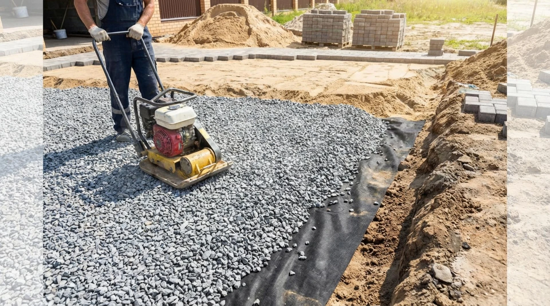 Jak zbudować solidną podbudowę pod kostkę brukową?
