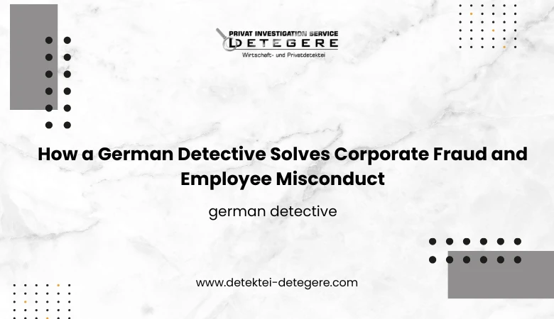How a German Detective Solves Corporate Fraud and Employee Misconduct 🕵️‍♂️🏢