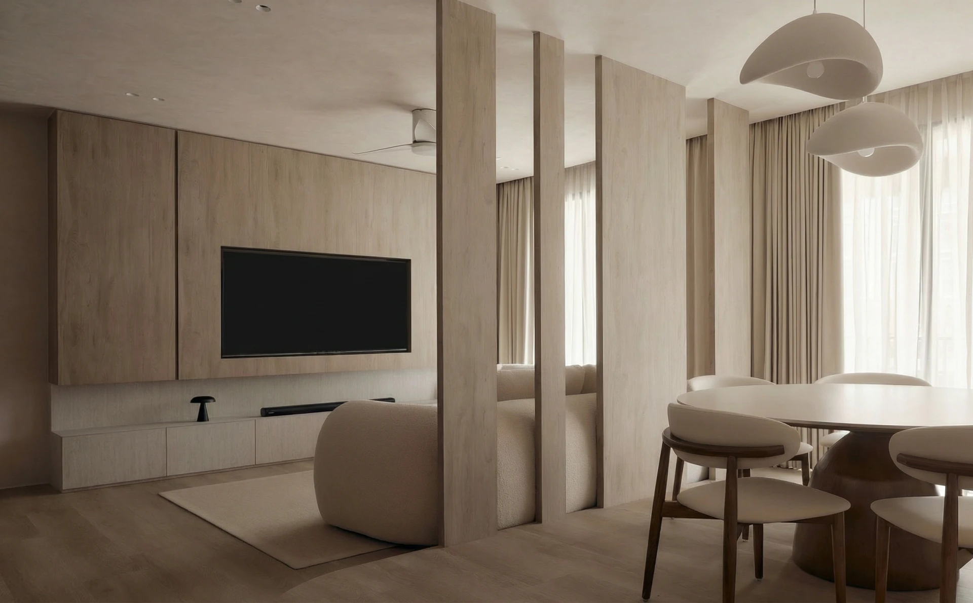 Un salón “de piso 2000” convertido en refugio Wabi-Sabi (y lo que tú puedes copiar en casa)