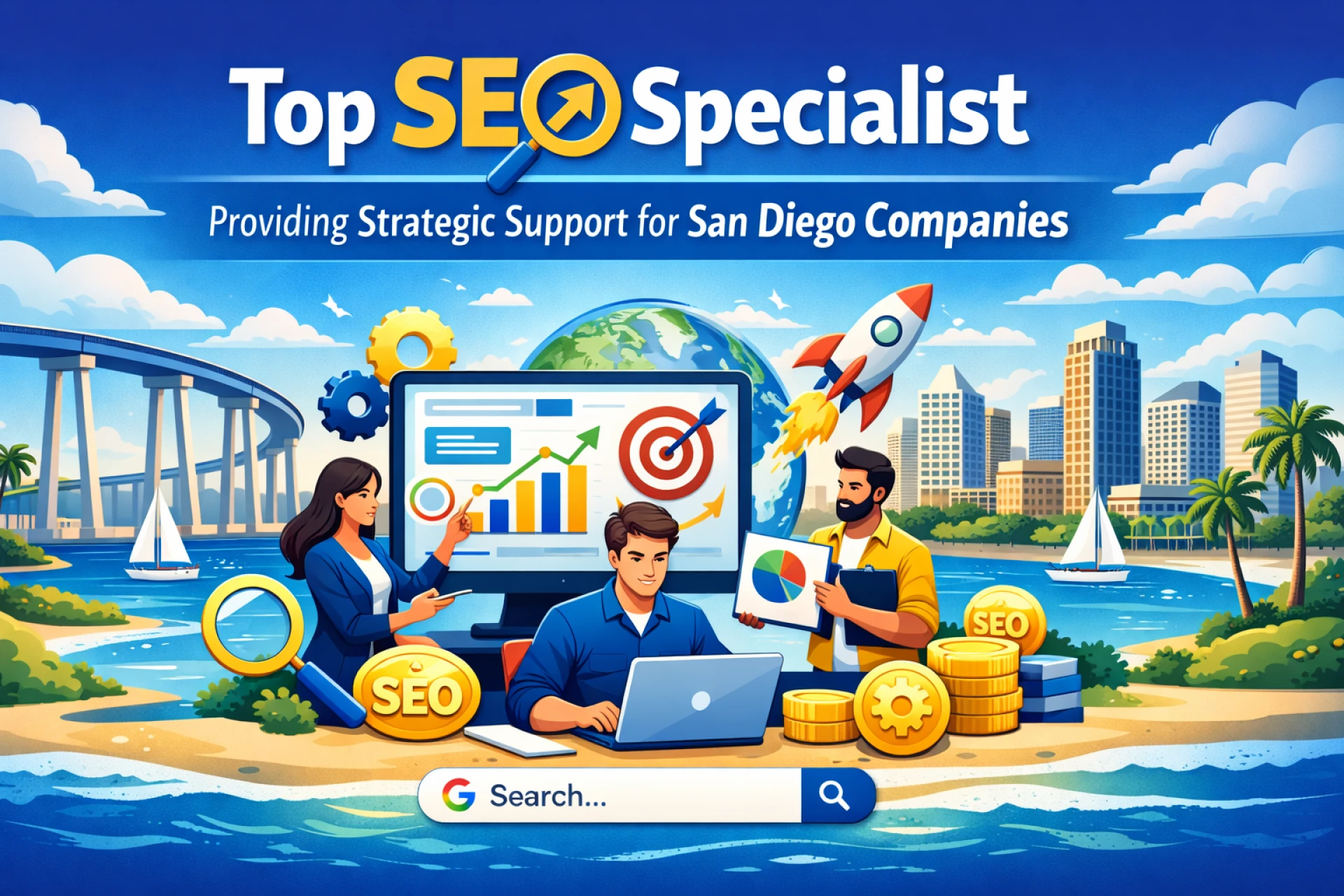 Top SEO Specialist Providing Strategic Support for San Diego Companies
