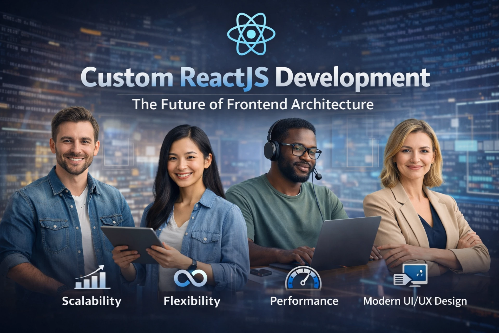 Custom ReactJS Development: The Foundation of Modern Frontend Architecture.