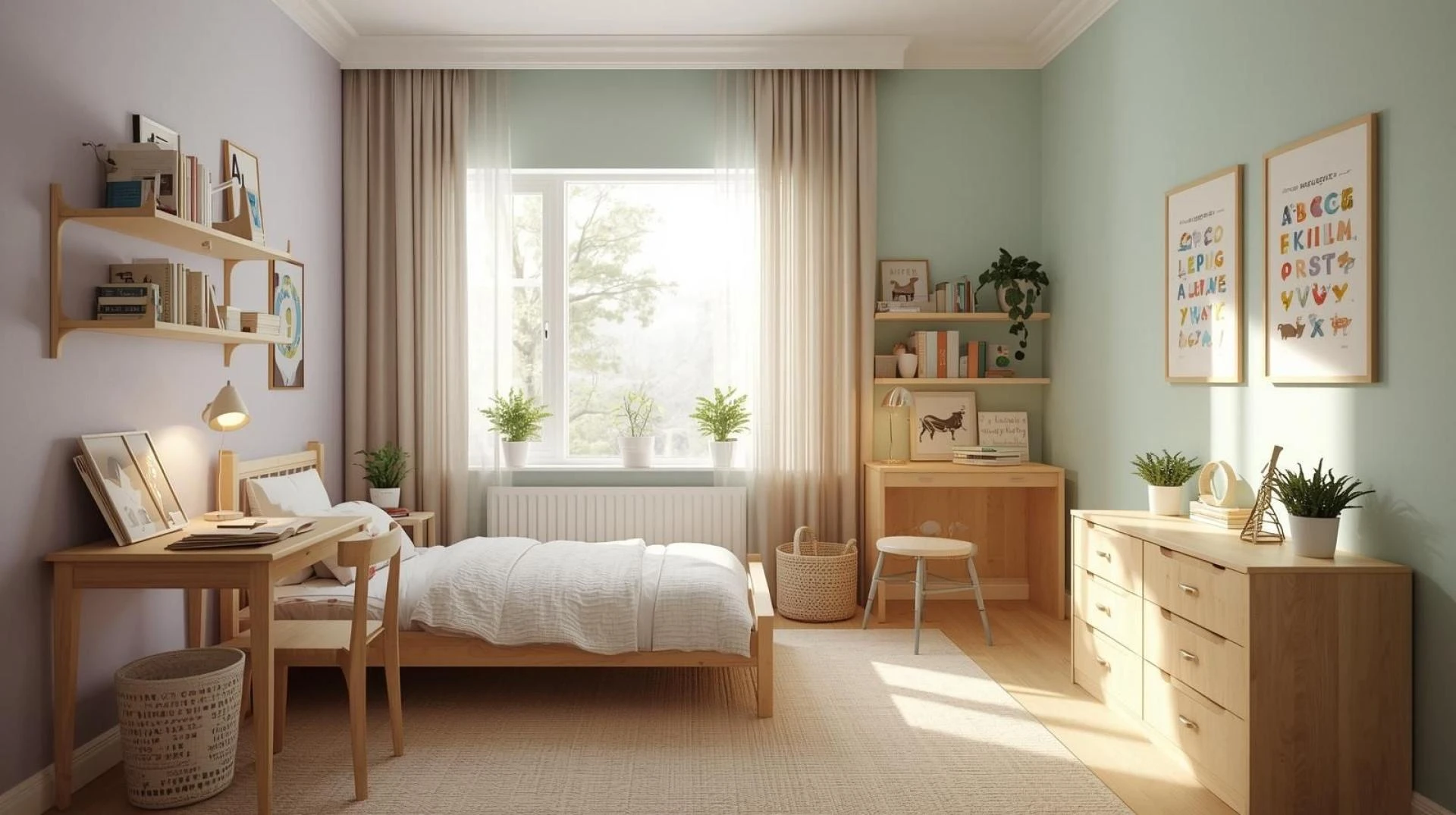Minimalist Living Room Ideas Using Blue and White Flowers