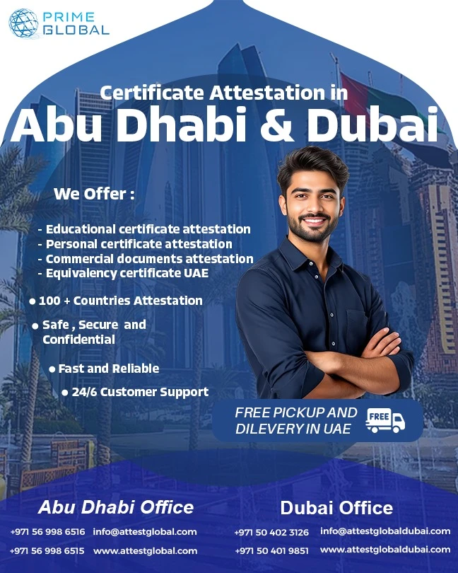 Seamless Certificate Attestation Support in Dubai and Abu Dhabi