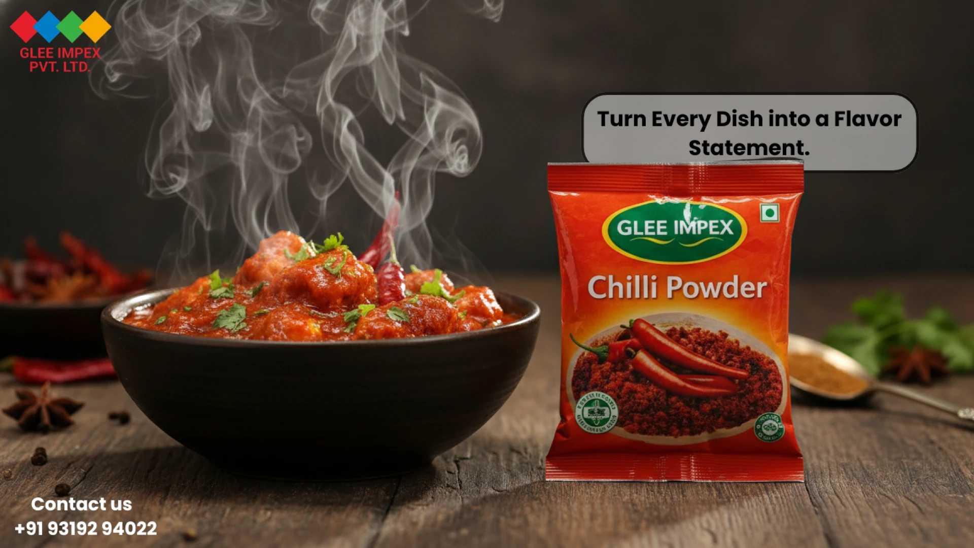 Chili Powder Exporter in India | Premium Indian Chili Powder by Glee Impex Pvt. Ltd.