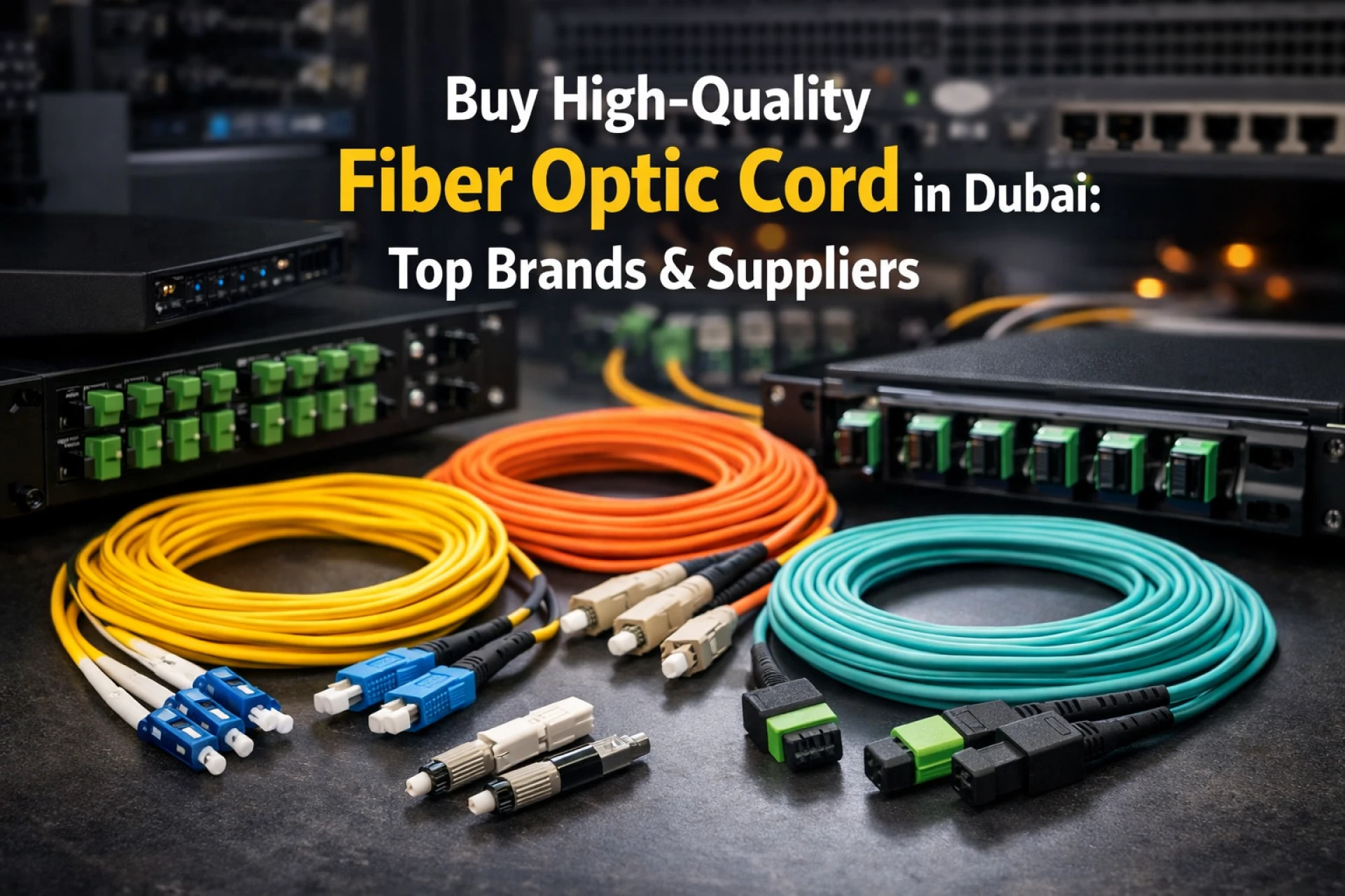 Buy High-Quality Fiber Optic Cord in Dubai: Top Brands & Suppliers