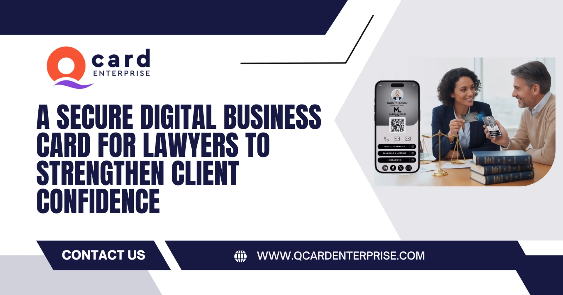A Secure Digital Business Card for Lawyers to Strengthen Client Confidence