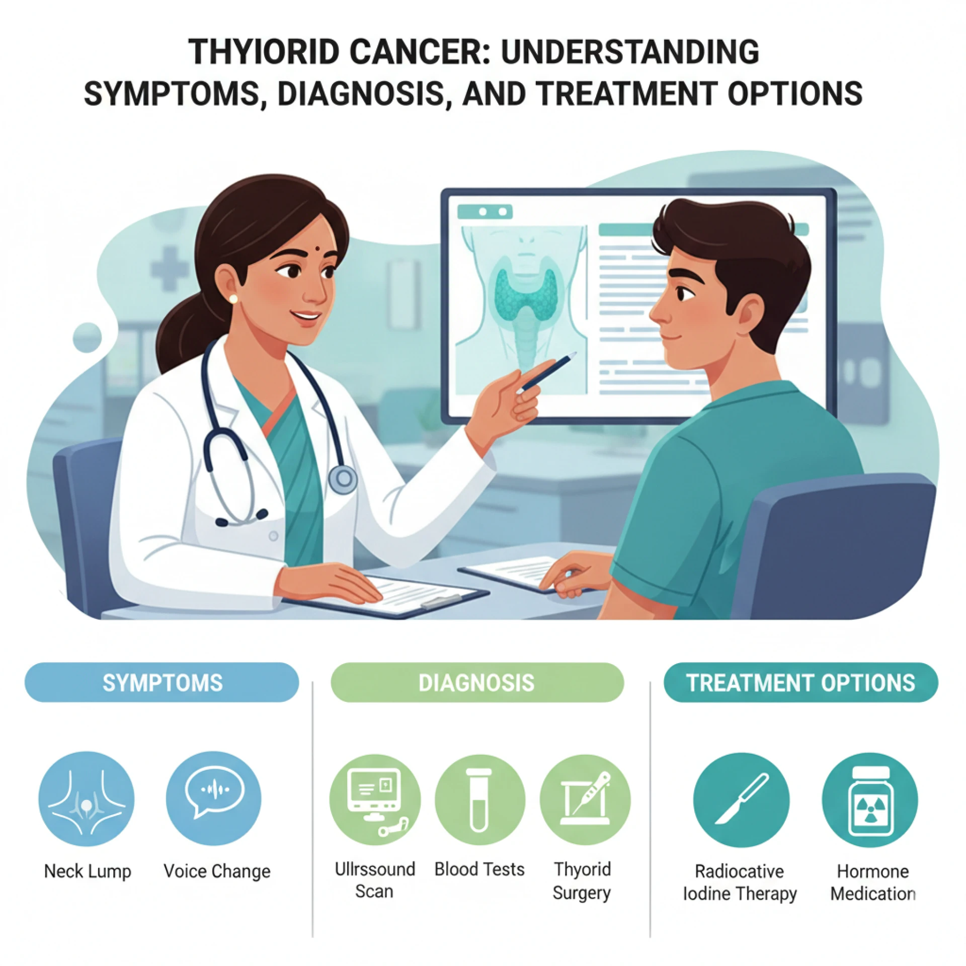 THYROID CANCER: UNDERSTANDING SYMPTOMS, DIAGNOSIS, AND TREATMENT OPTIONS