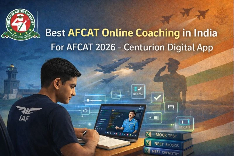 Best AFCAT Online Coaching in India for AFCAT 2026 – Centurion Digital App