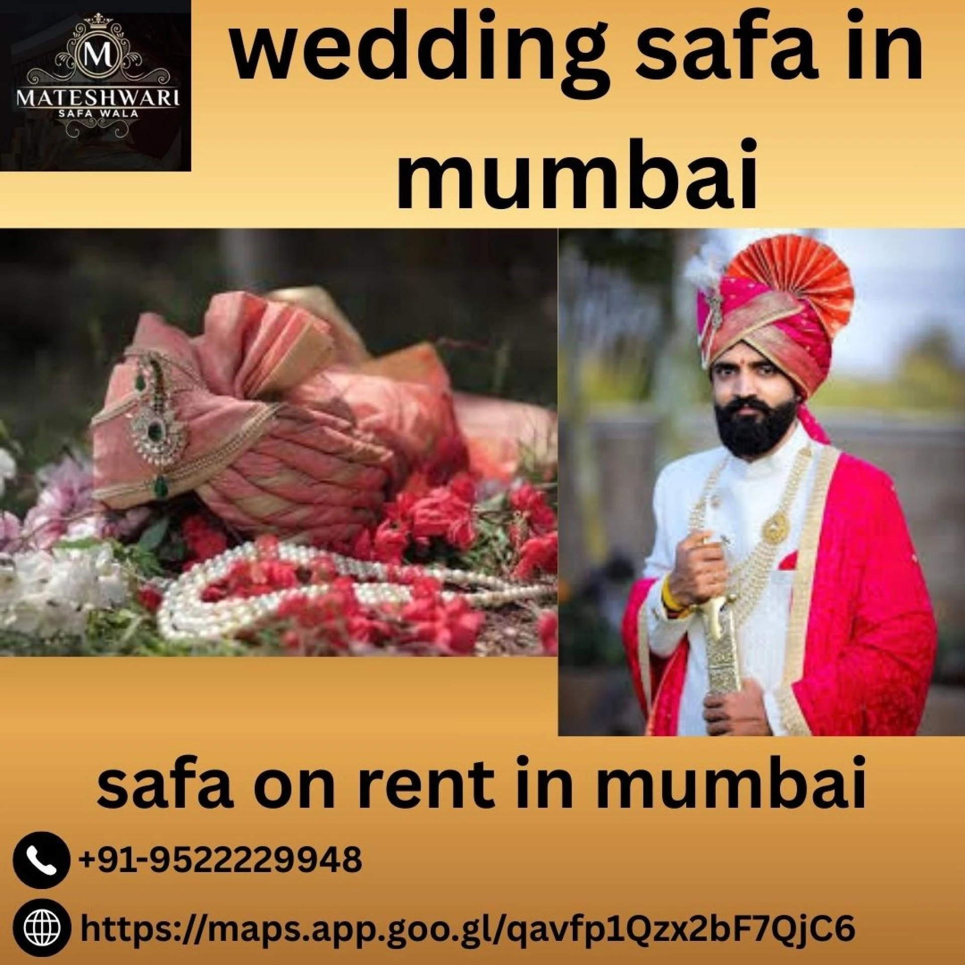 Safa on Rent in Mumbai: Elevate Your Wedding Look with Mateshwari Safawala