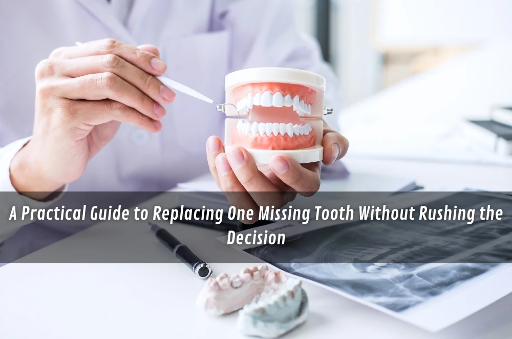 A Practical Guide to Replacing One Missing Tooth Without Rushing the Decision
