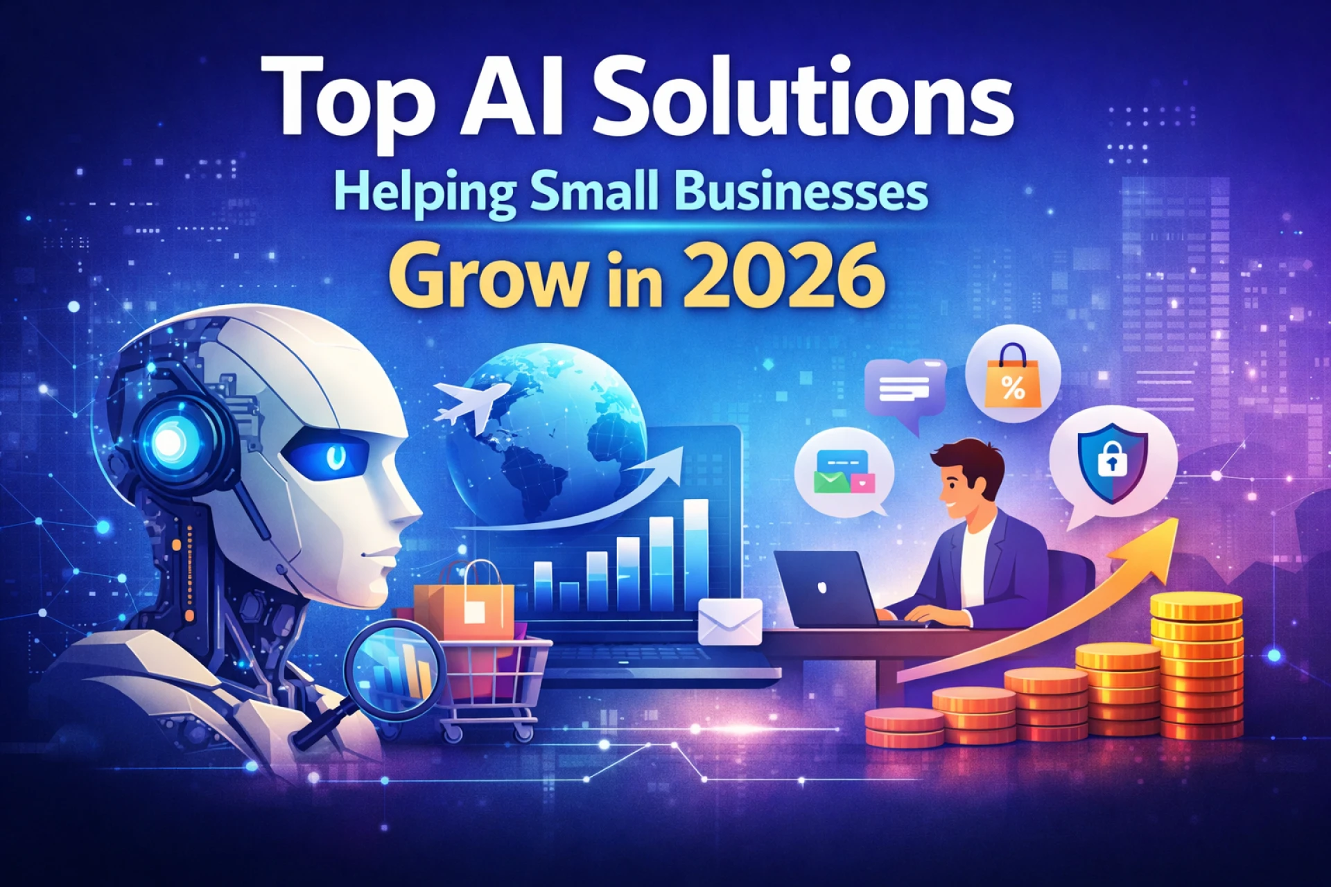Top AI Solutions Helping Small Businesses Grow in 2026