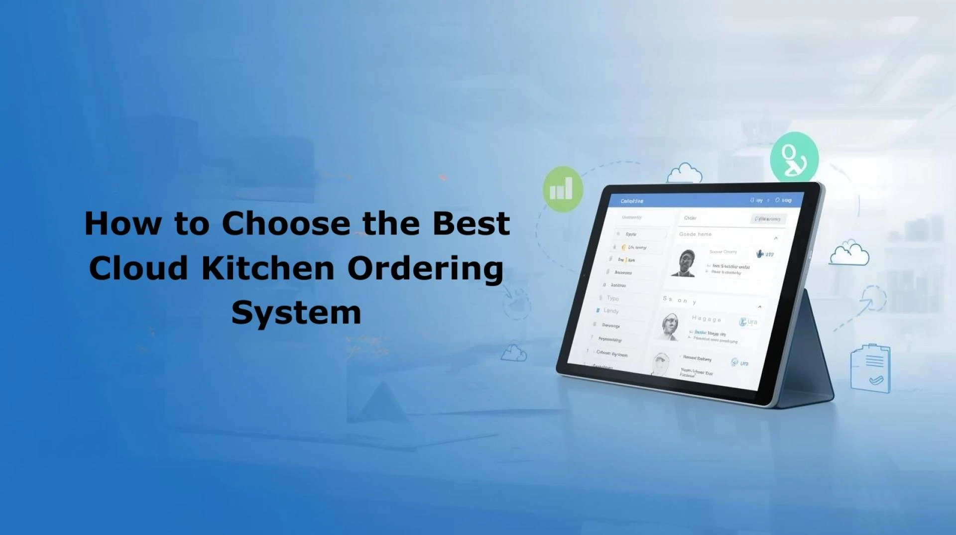 How to Choose the Best Cloud Kitchen Ordering System in 2026