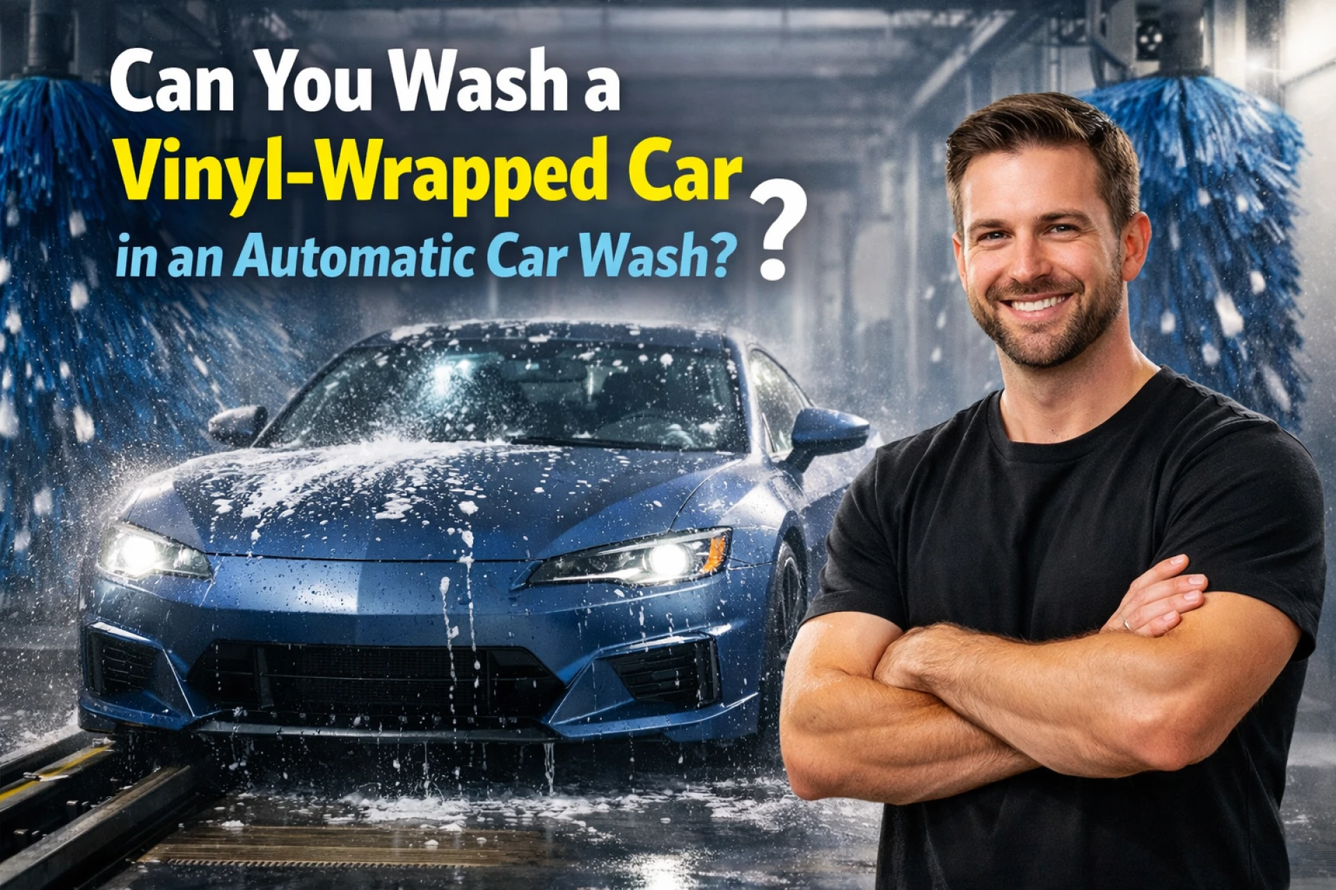 Can You Wash a Vinyl-Wrapped Car in an Automatic Car Wash?