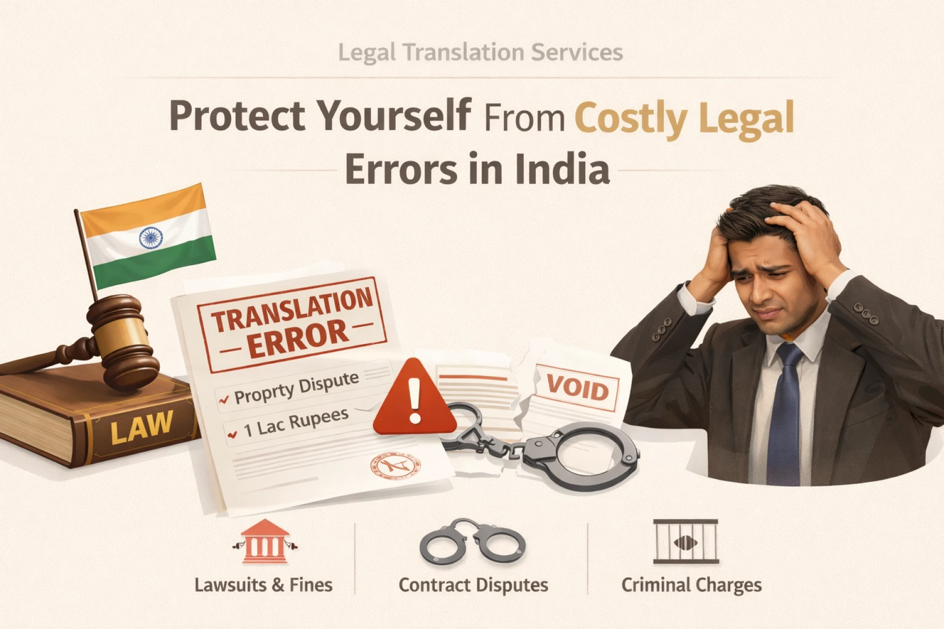 Legal Translation Services: Protect Yourself from Costly Legal Errors in India