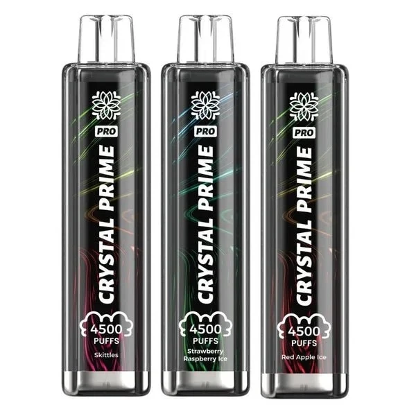 Crystal Prime Pro 4500 Box of 10 Best Disposable Vape
