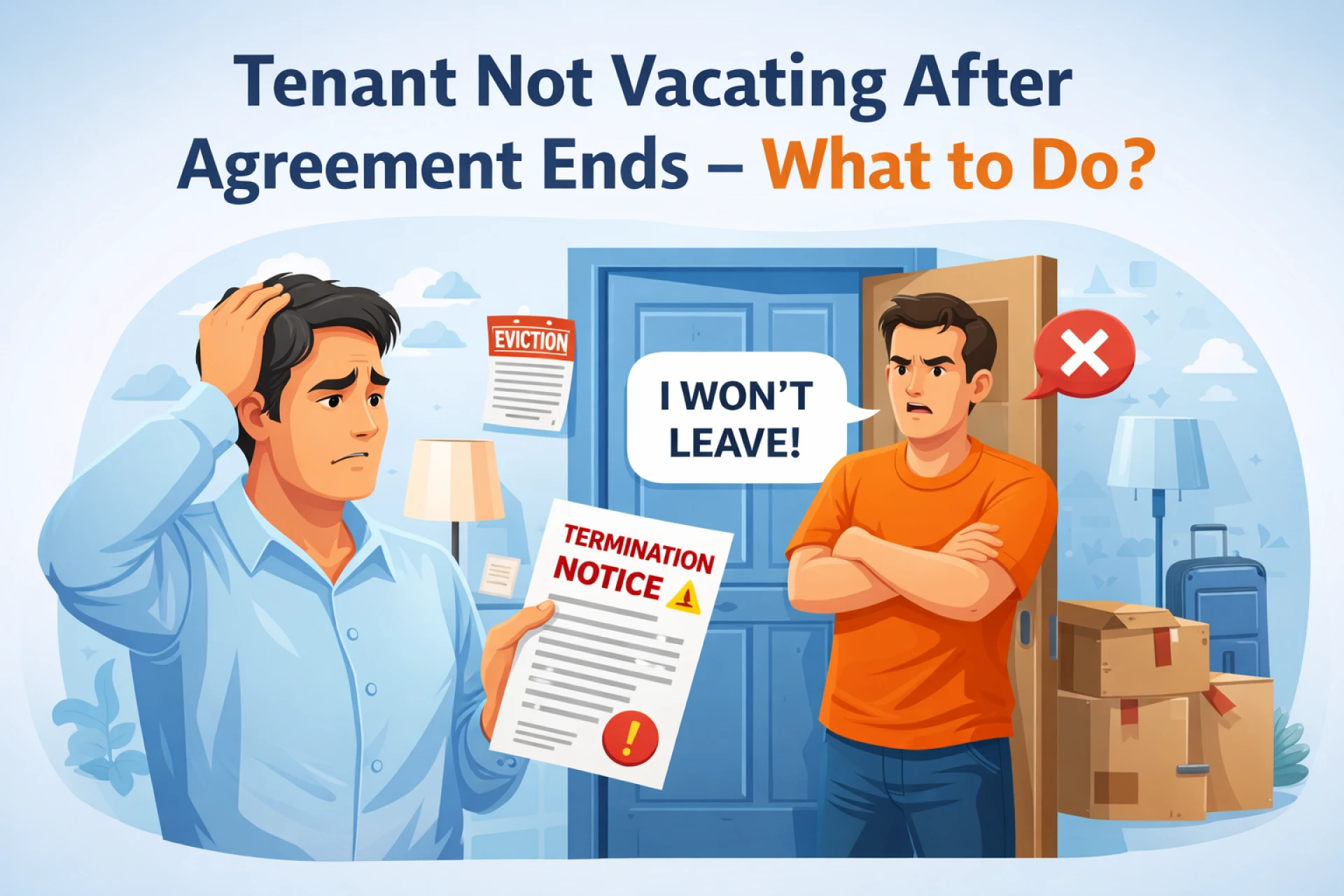 Tenant Not Vacating After Agreement Ends – What to Do?