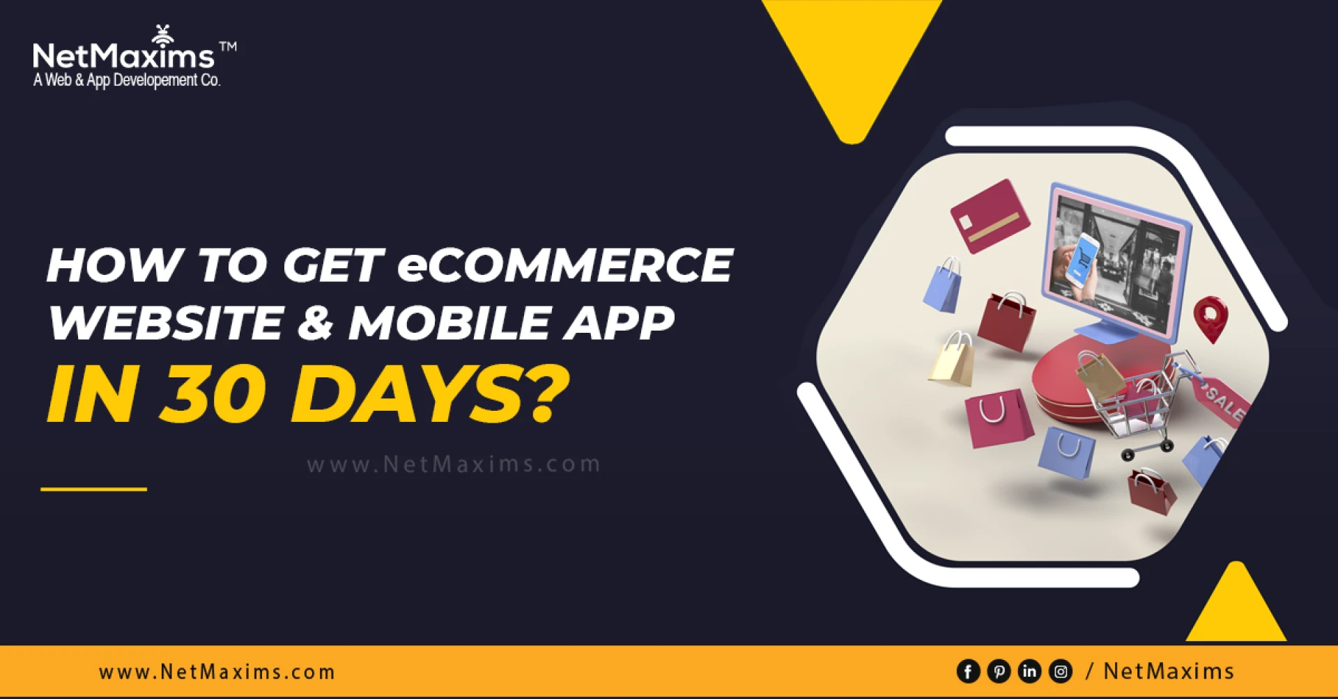 How to get an eCommerce Website &amp; Mobile App in 30 days?