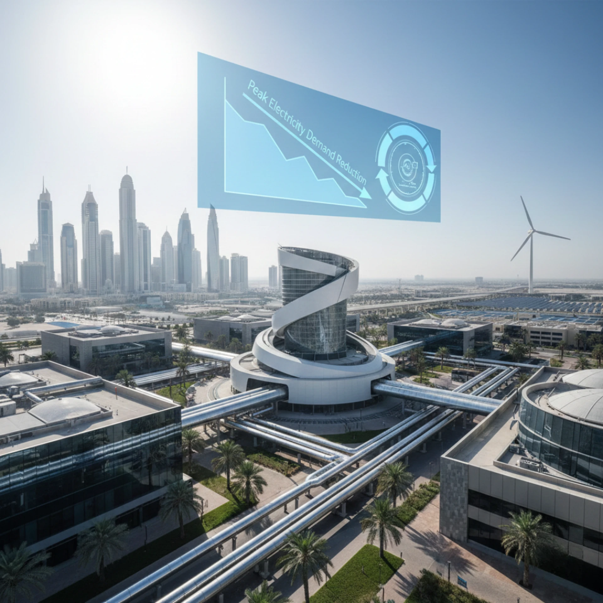 How District Cooling Reduces Peak Electricity Demand in Dubai
