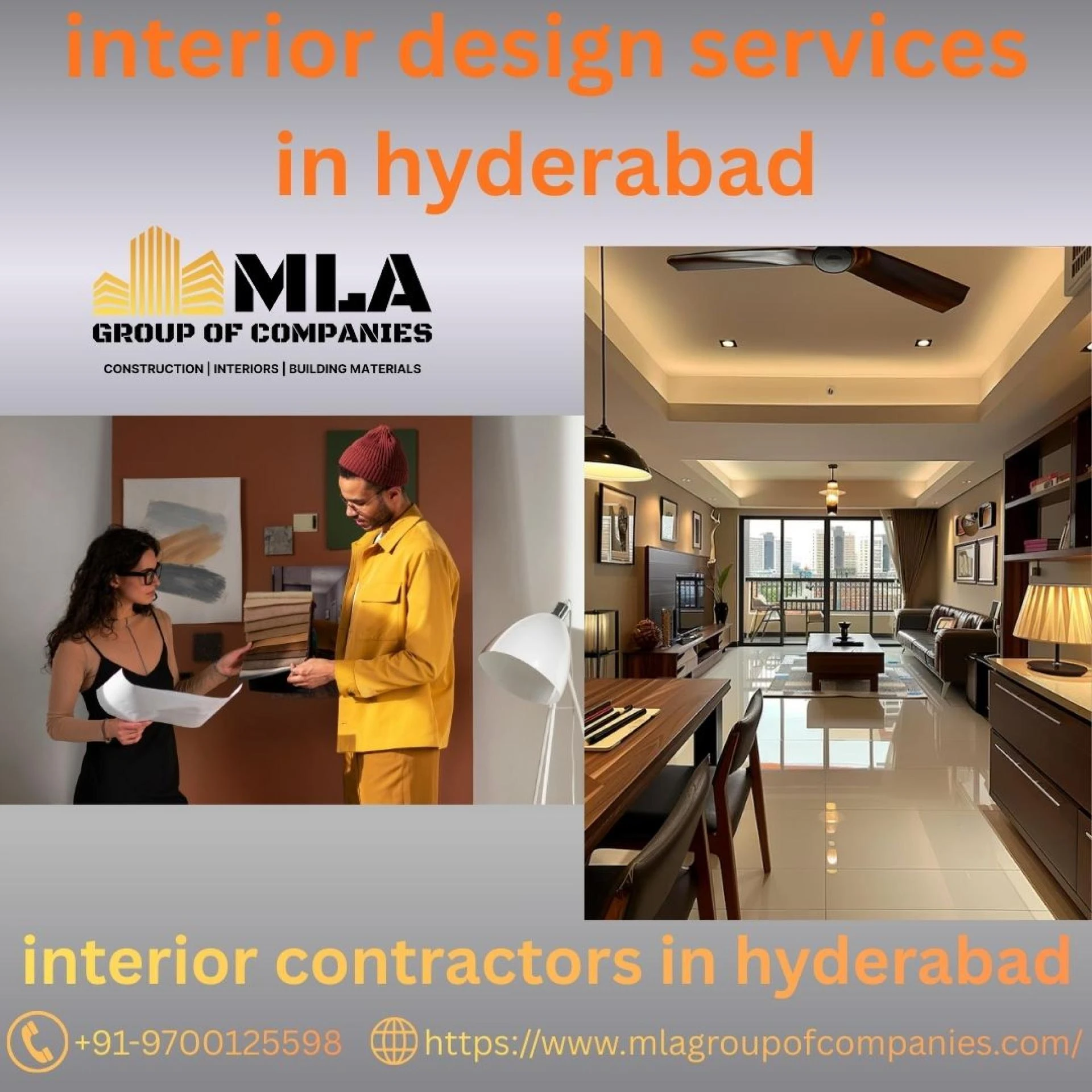 Interior Design Services in Hyderabad: Choosing the Right Interior Contractors in Hyderabad