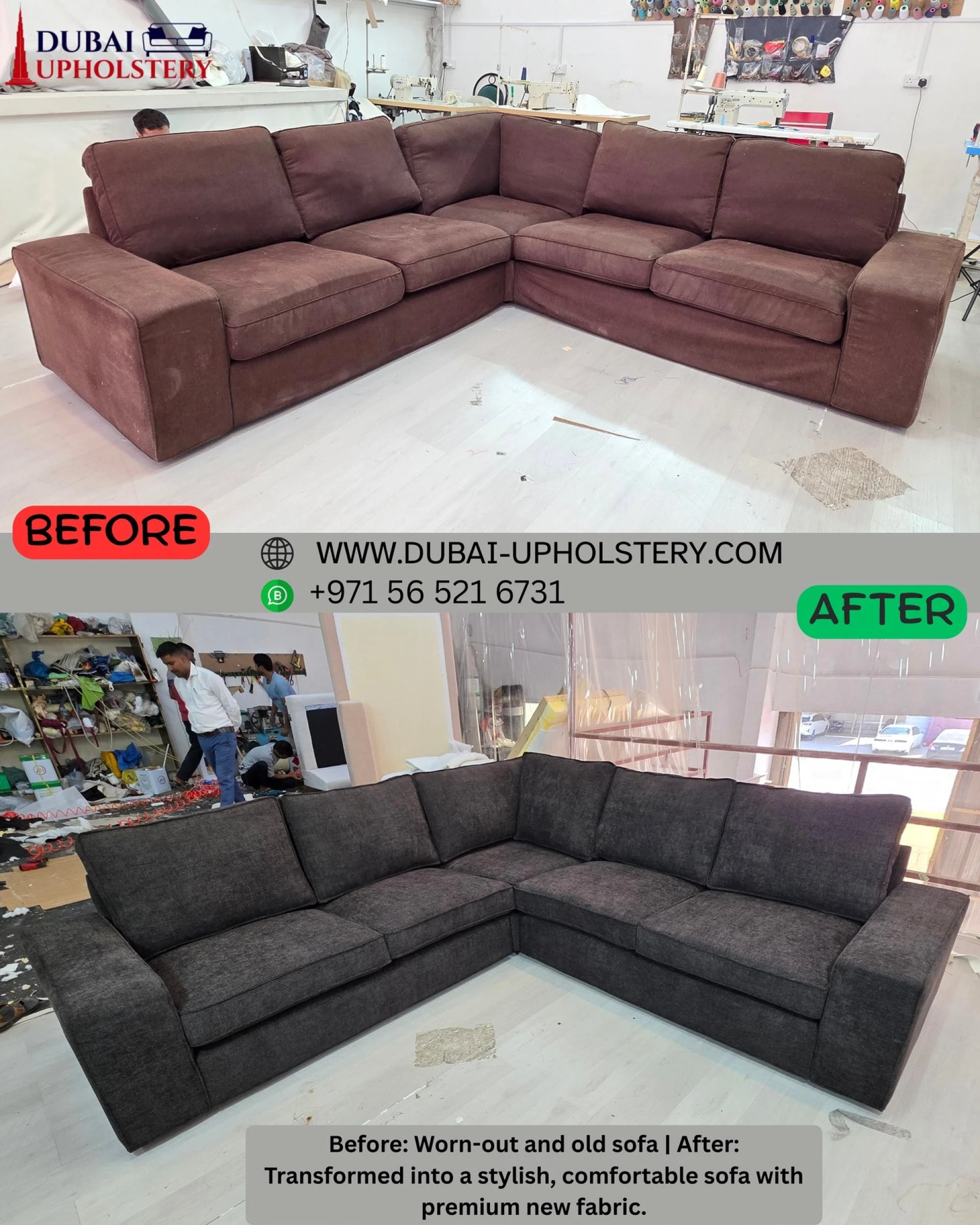 Best Sofa Upholstery in Dubai: Transform Your Old Sofa into New Comfort