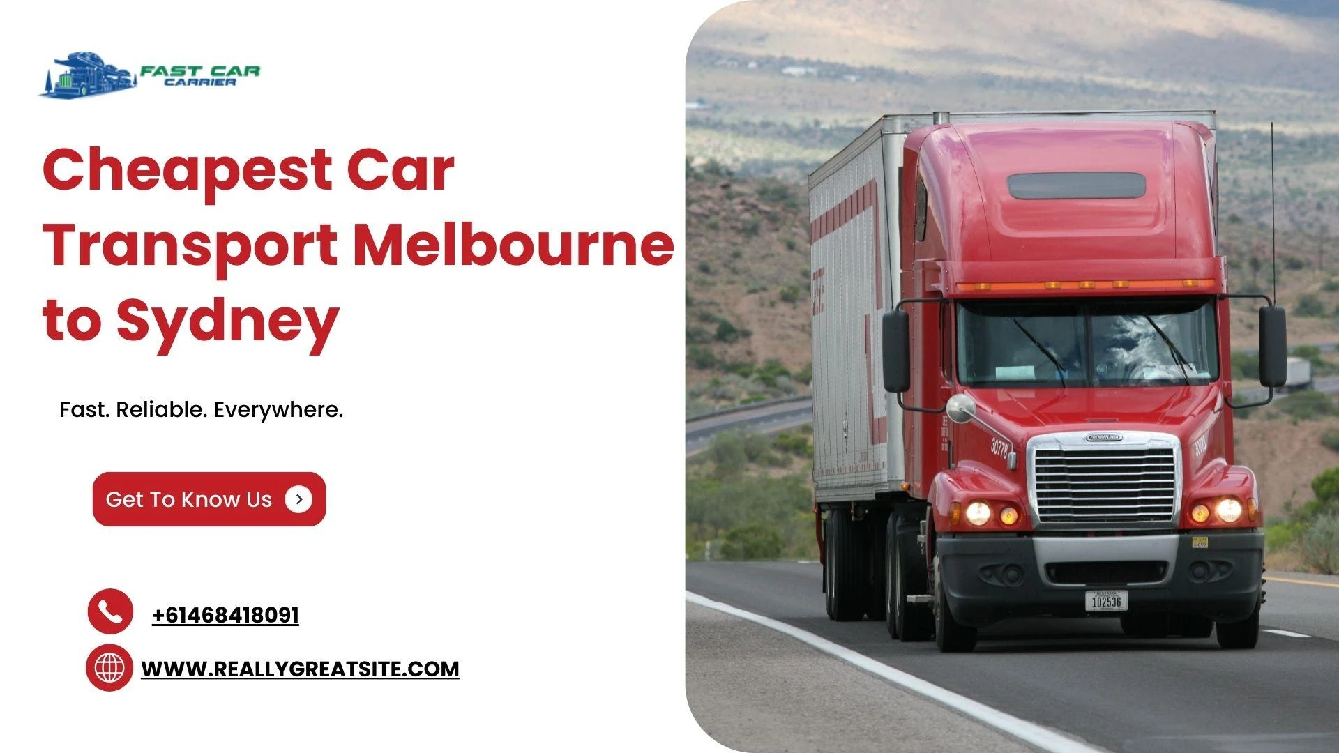 Melbourne to Sydney, Sydney–Melbourne–Brisbane, and Perth to Adelaide are the cheapest car transfers in Australia.