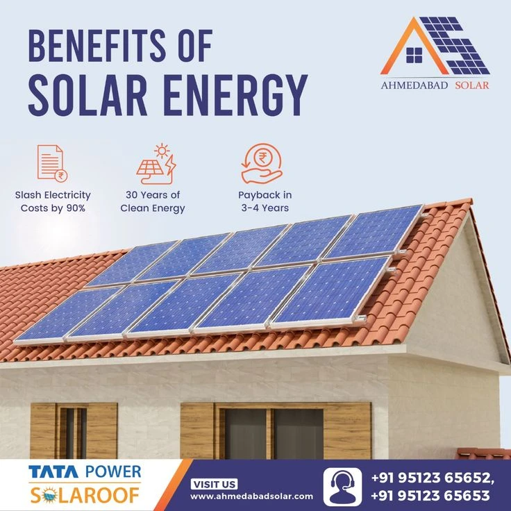 Solar Rooftop in Ahmedabad: Key Benefits of Solar Panels on House Roofs